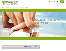 Tablet Screenshot of depilacionlasercanarias.com